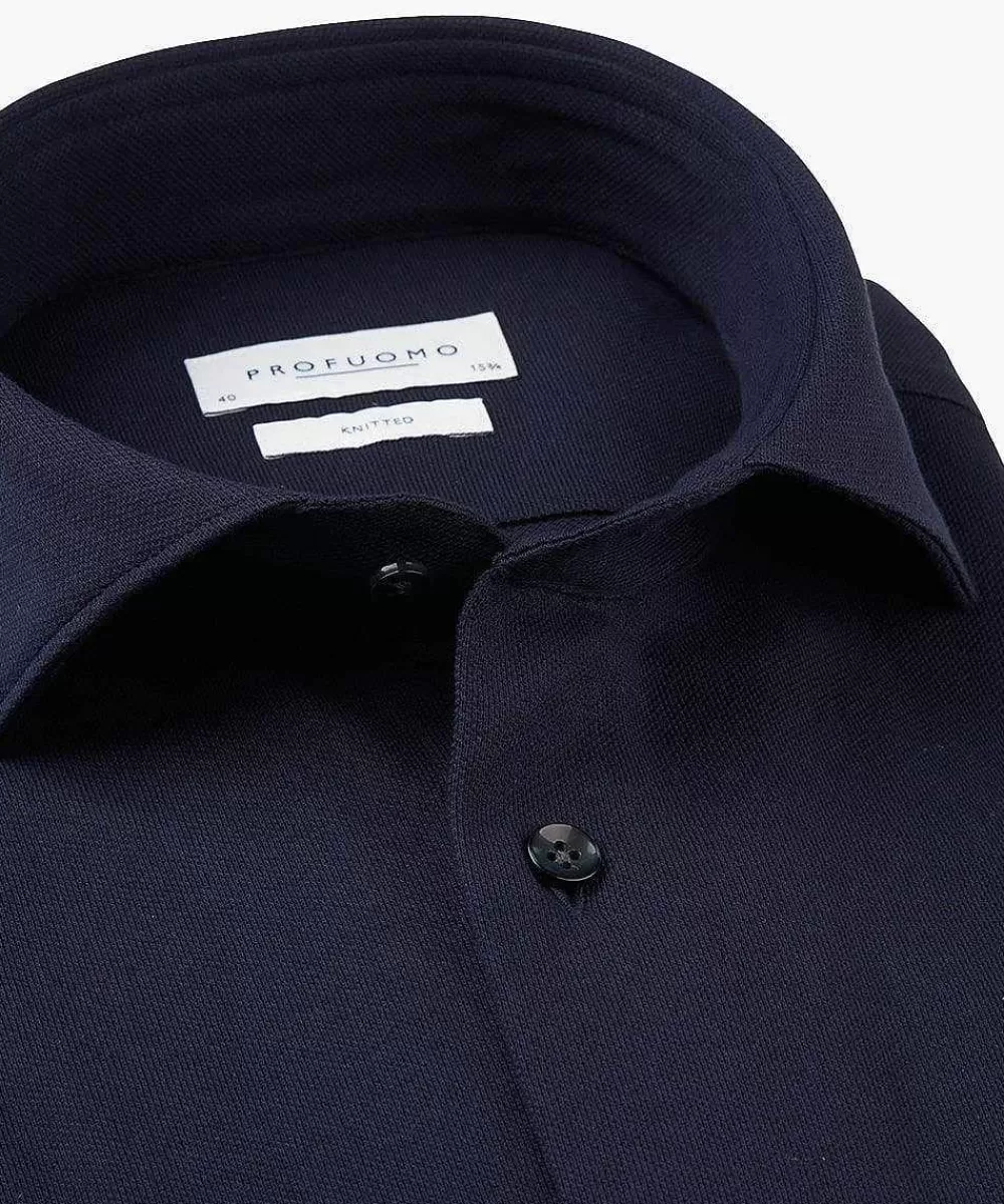 Profuomo Japanese Knitted Overhemd> The Japanese Knitted Shirt