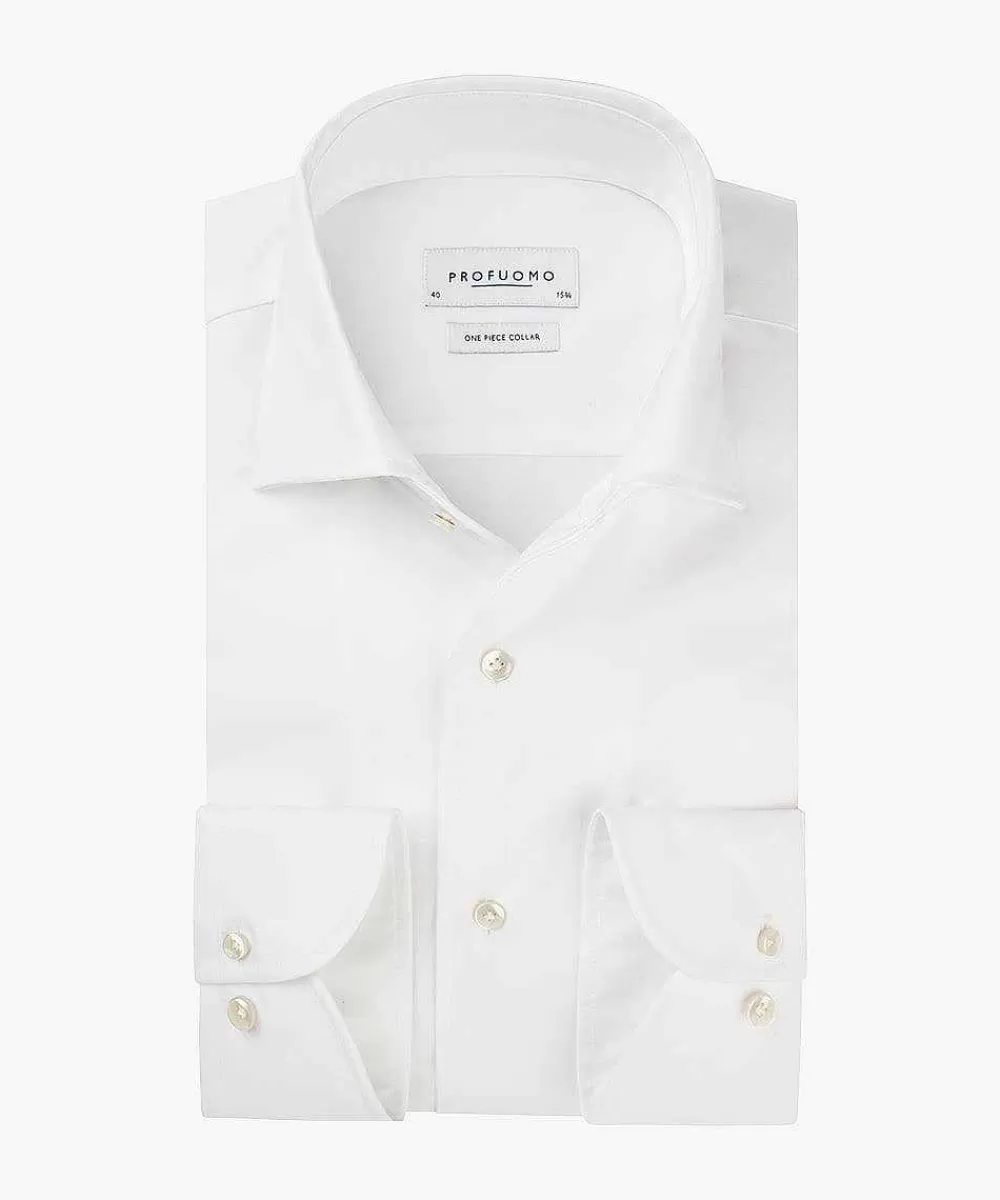 Profuomo One-Piece Overhemd> The Perfect White Shirt