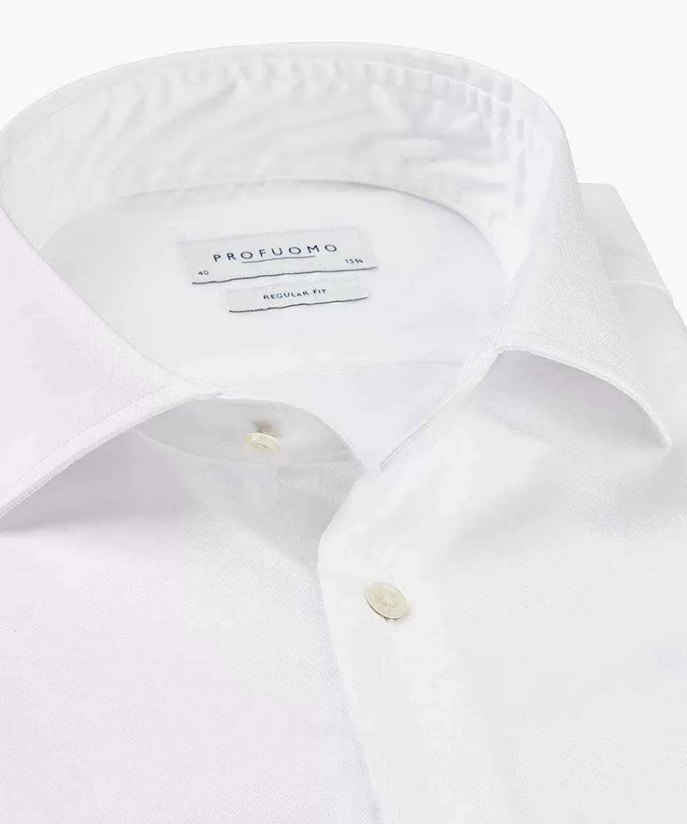 Profuomo Regular Fit Overhemd> The Perfect White Shirt