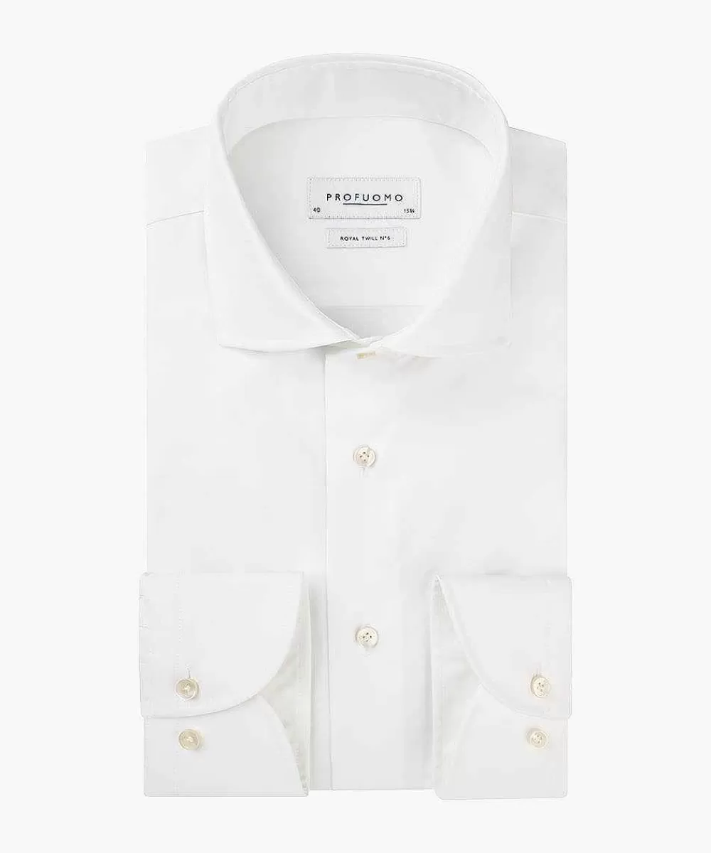 Profuomo Royal Twill No 6> The Perfect White Shirt