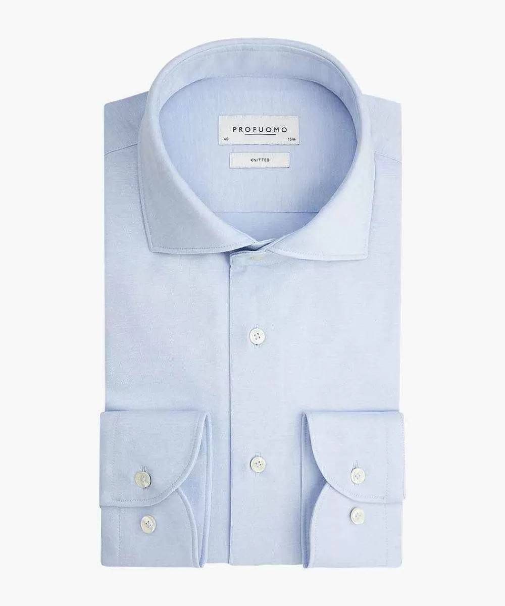 Profuomo Single Jersey Knitted Shirt> The Knitted Shirt